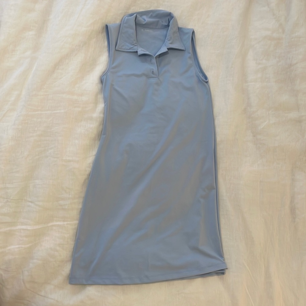 Aritzia tennis dress light blue